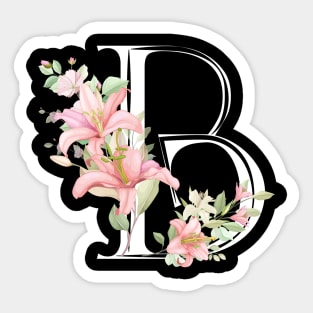 Monogram Letter B Sticker